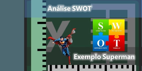 Análise SWOT em Excel (Exemplo Superman) 