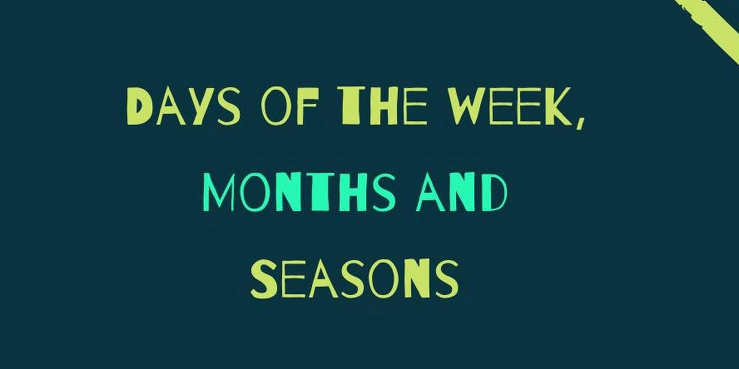 Dias da semana em inglês - Aprenda rapidamente Days of the week 