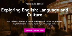 Exploring English: Language and Culture curso online gratuit