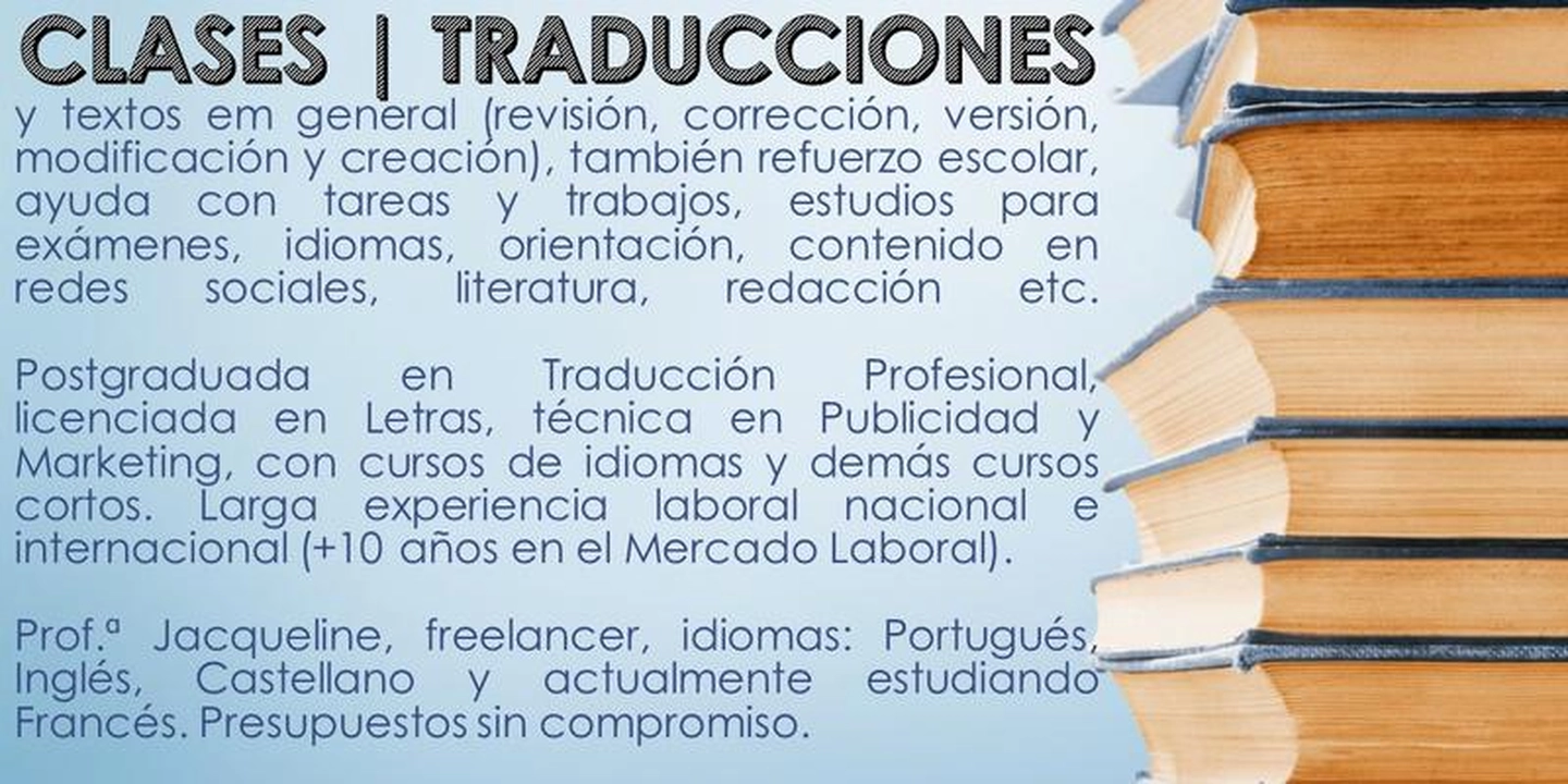 Profesora postgraduada imparte clases de idiomas en Madrid p
