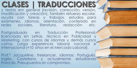 Profesora postgraduada imparte clases de idiomas en Madrid p