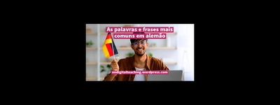 As palavras e frases mais comuns em alemão