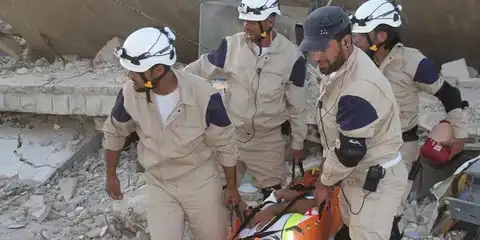 White Helmets = Heroes of Peace 