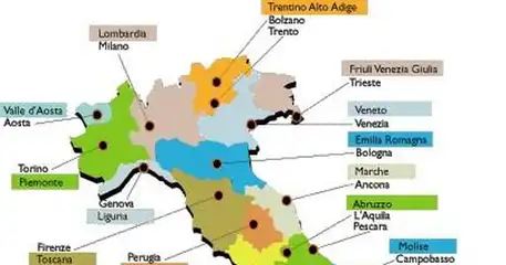 Livello A1 - Le Regioni Italiane