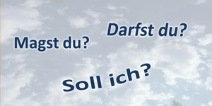 Soll ich? Darfst du? Magst du?