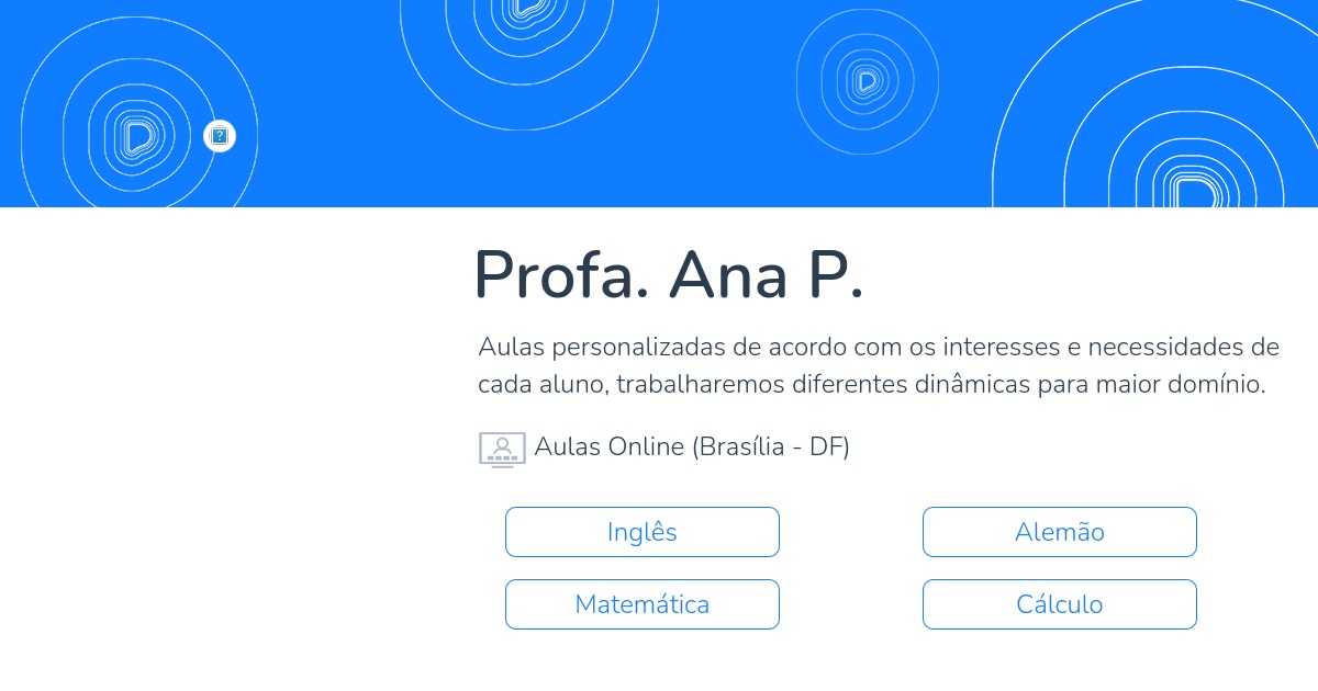 Carolina - Bela Vista: Pacote de aulas de inglês por Skype - Aulas  personalizadas de acordo com a sua necessidade!