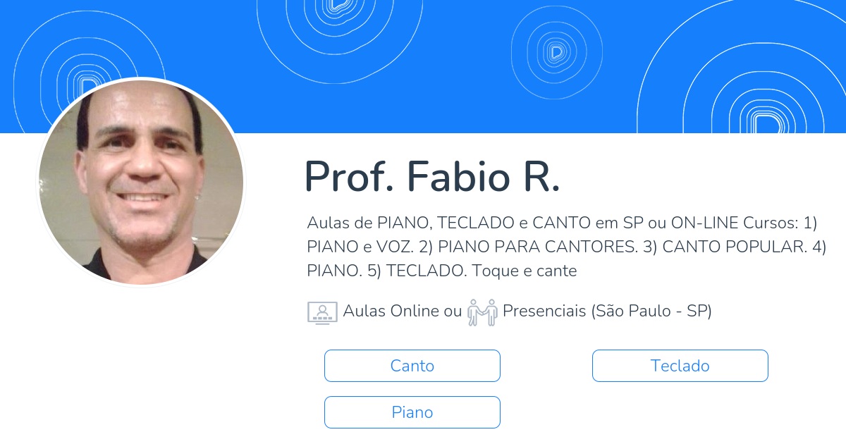 Aula de Teclado online – Escola de Música em Pinheiros e Vila